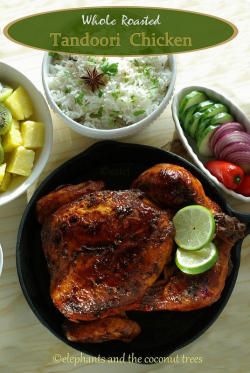 Whole Roasted Tandoori Chicken - with step by step pictures ...