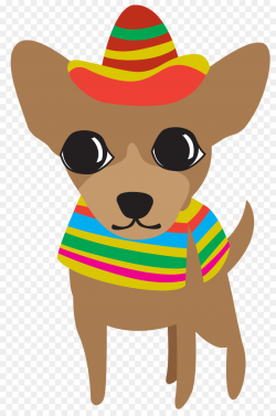 Chihuahua Puppy Cinco de Mayo Clip art - chihuahua png download ...