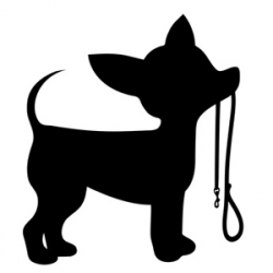 Chihuahua Dog Silhouette ClipArt - Dog Clip Art