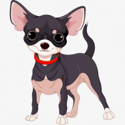 Cartoon Chihuahua, Black, Chihuahua, Puppy PNG Image and Clipart for ...