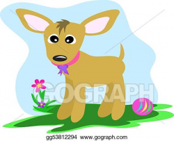 Vector Art - Chibi the chihuahua dog. Clipart Drawing gg53812294 ...