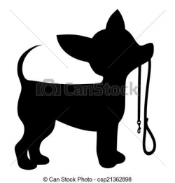 Vector - Chihuahua Leash - stock illustration, royalty free ...