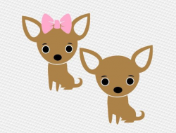 Chihuahua dog SVG Clipart Cut Files Silhouette Cameo Svg for Cricut ...