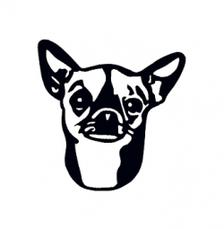 Chihuahua Head Silhouette at GetDrawings.com | Free for personal use ...
