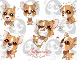 Chihuahua clip art | Etsy