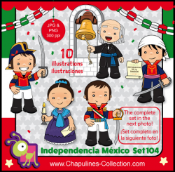 60% off Mexican Independence clip art, Heroes, Mexico clipart kids ...