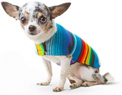 Amazon.com : Dog Clothes - Handmade Dog Poncho - Costume from ...