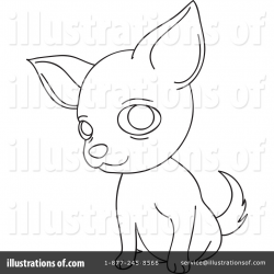 Chihuahua Clipart #1068739 - Illustration by Rosie Piter