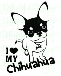 chihuahua Silhouette - Bing Images … | Pinteres…