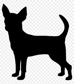 Tell A Friend - Chihuahua Silhouette - Free Transparent PNG ...