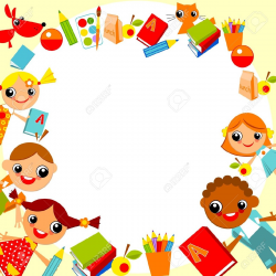 28+ Collection of Kids Clipart Border | High quality, free cliparts ...