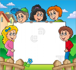 Free Clip Art Borders and Frames with Children | Blank Frame With ...
