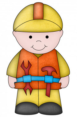 construction guy.png | Clip art, Punch art and Digital image