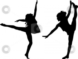 free printable kids dance silouttes | Silhouette sport dance stock ...