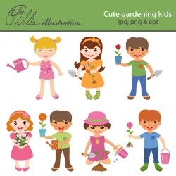 28+ Collection of Kids Garden Clipart | High quality, free cliparts ...