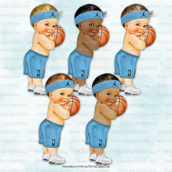 Little Prince Vintage Baby Boy Basketball | Blue Black Logo | 3 Skin ...