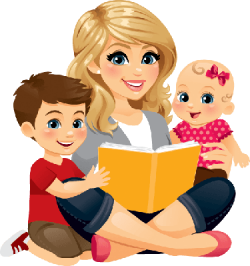 Mom Reading With Children 2 | Clipart | The Arts | Image | PBS ...