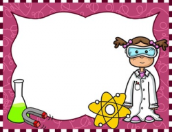 Science Kids Clipart: Borders & Frames - Set #1 by Science Demo Guy