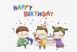 Birthday Children, Lovely, Child, Birthday Cake PNG Image and ...