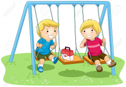 children playing on playground clipart 8 | Clipart Station