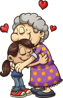 Hug clipart respectful child - Pencil and in color hug clipart ...
