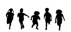 Kids Jumping Silhouette at GetDrawings.com | Free for personal use ...