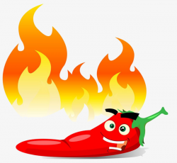 Cartoon Chili Fire, Cartoon, Chili, Fire PNG Image and Clipart for ...