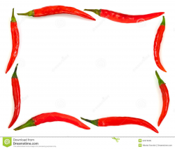 Chili Border Clipart
