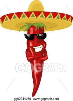 Stock Illustration - Mexican hot chili. Clipart gg62844760 - GoGraph