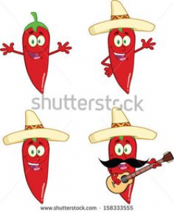 chili pepper cartoon | Mozaics | Pinterest | Pepper, Spoon art and ...
