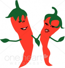 Chili Peppers Clipart | Wedding Food Clipart