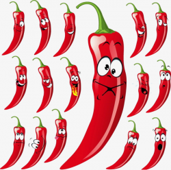 Cartoon Red Pepper Face, Chili, Cartoon, Funny PNG Image and Clipart ...