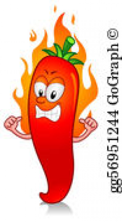 Stock Illustration - Hot chili. Clipart Illustrations gg61345638 ...