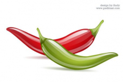 Free Hot red & green chili icon Clipart and Vector Graphics - Clipart.me