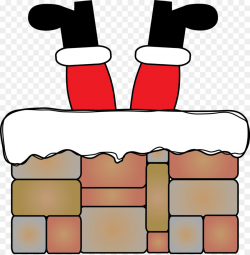 Santa Claus Chimney Fireplace Paper Clip art - chimney png download ...