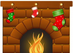 Holiday Fireplace Cliparts 3 - 8000 X 5832 - Making-The-Web.com