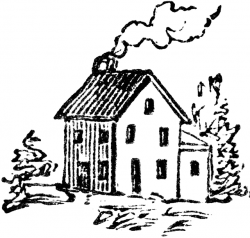 House with a Chimney | ClipArt ETC
