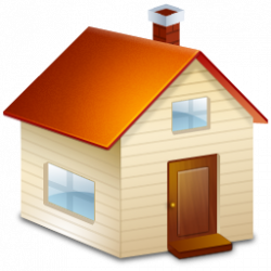 Brown House With Chimney Icon, PNG ClipArt Image | IconBug.com