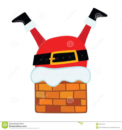 28+ Collection of Santa Stuck In Chimney Clipart | High quality ...