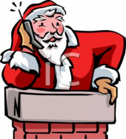 Santa Down Chimney Clipart - Best Chimney 2018