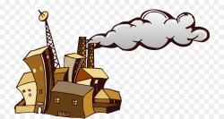 Factory Chimney Smoke Clip art - Abstract factory chimneys png ...