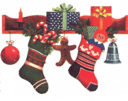 Christmas Stocking Clipart - Free Holiday Graphics