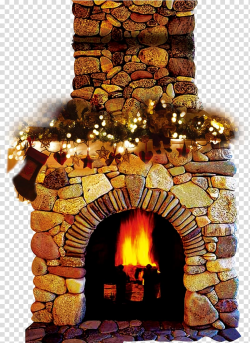 Fireplace Wood-burning stove Chimney Living room, Warm stone ...