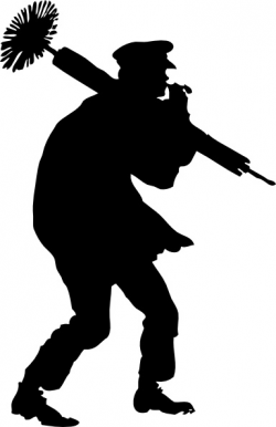 Chimney Sweep Silhoutte clip art Free vector in Open office drawing ...