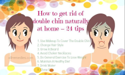 How to Get Rid of Double Chin Naturally at Home – 24 Tips