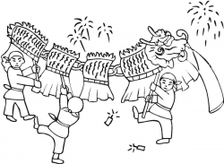 chinese new year clipart black and white 6 | Clipart Station