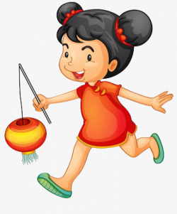 Lantern,children Cartoon, Chinese New Year, Joyous, Red PNG Image ...