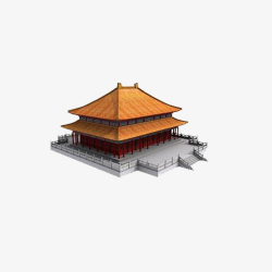 China Wind Creative Brown Roof Old House, Chinese Style, Brown ...