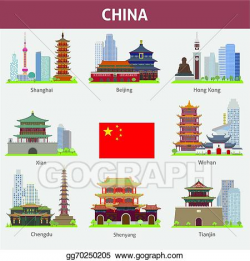 Vector Stock - China. Clipart Illustration gg70250205 - GoGraph