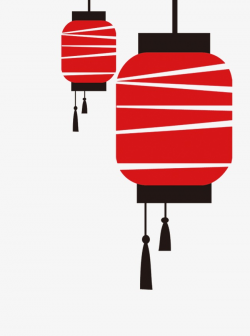 Minimalist Painted Lanterns, Chinese Style, China Red, Chinese New ...